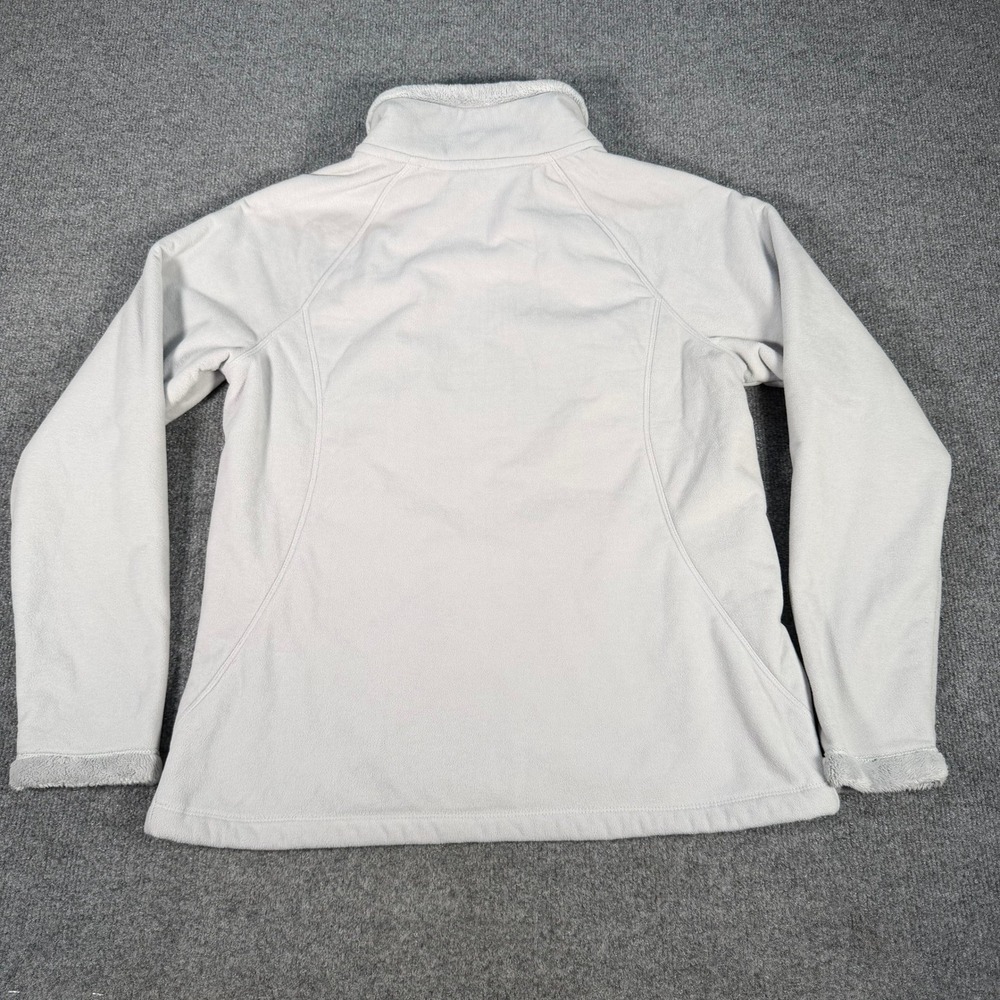 The North Face Osito 2 Full Zip Fleece Jacket Light Gray CTP8 Womens Large - Picture 4 of 8